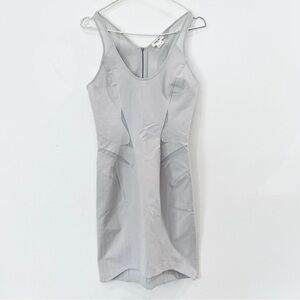 Helmut Lang Gray Mini Dress